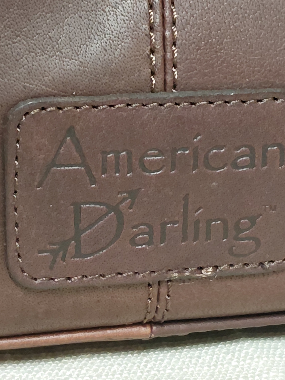 American Darling Brown Tooled Leather & Leopard Hair On *Concealed Carry Bag NWT - Picture 7 of 16
